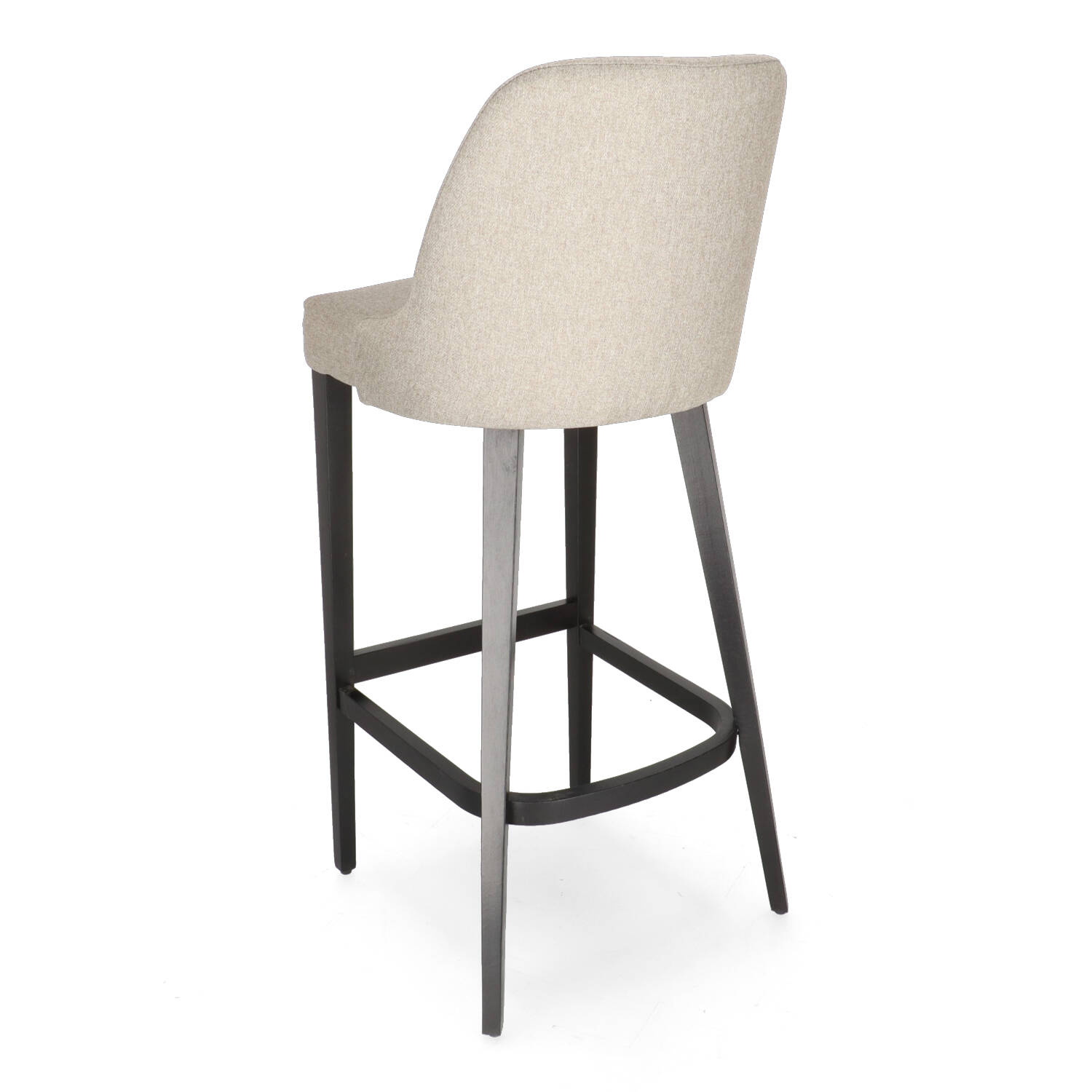 XTON DORIS  Grey Scandinavian Upholstered indoor bar stool